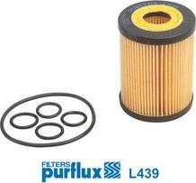 Purflux L439 - Масляный фильтр autosila-amz.com