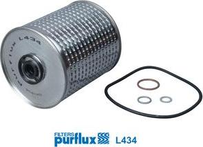 Purflux L434 - Масляный фильтр autosila-amz.com