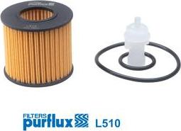 Purflux L510 - Масляный фильтр autosila-amz.com