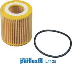 Purflux L1125 - Масляный фильтр autosila-amz.com