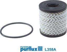 Purflux L358A - Масляный фильтр autosila-amz.com