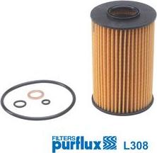Purflux L308 - Масляный фильтр autosila-amz.com