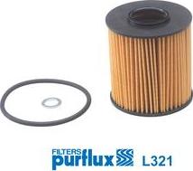 Purflux L321 - Масляный фильтр autosila-amz.com