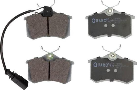 QUARO QP9596 - Тормозные колодки, дисковые, комплект autosila-amz.com