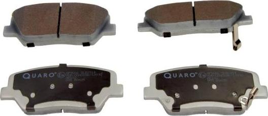 QUARO QP9666 - Тормозные колодки, дисковые, комплект autosila-amz.com
