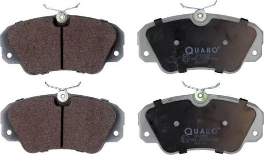 QUARO QP4558 - Тормозные колодки, дисковые, комплект autosila-amz.com