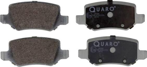 QUARO QP4099 - Тормозные колодки, дисковые, комплект autosila-amz.com