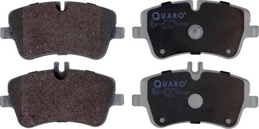 QUARO QP5988 - Тормозные колодки, дисковые, комплект autosila-amz.com