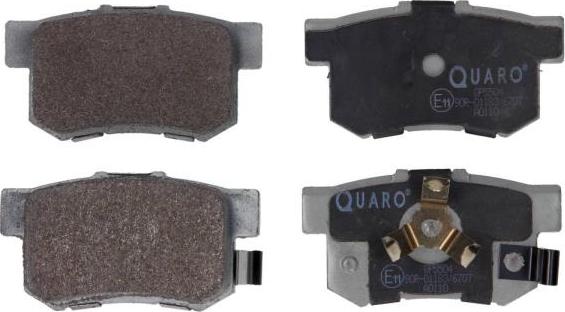 QUARO QP5504 - Тормозные колодки, дисковые, комплект autosila-amz.com