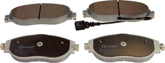 QUARO QP6623 - Тормозные колодки, дисковые, комплект autosila-amz.com