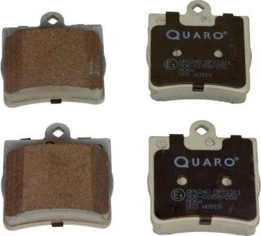 QUARO QP6240 - Тормозные колодки, дисковые, комплект autosila-amz.com
