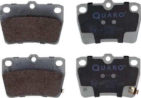 QUARO QP6243 - Тормозные колодки, дисковые, комплект autosila-amz.com