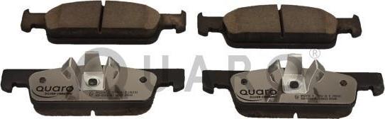 QUARO QP6205C - Тормозные колодки, дисковые, комплект autosila-amz.com
