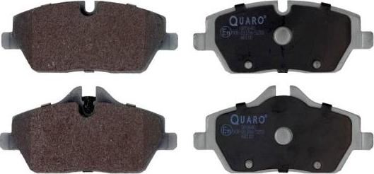 QUARO QP0640 - Тормозные колодки, дисковые, комплект autosila-amz.com