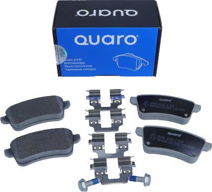 QUARO QP0681 - Тормозные колодки, дисковые, комплект autosila-amz.com