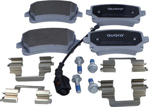 QUARO QP0895 - Тормозные колодки, дисковые, комплект autosila-amz.com