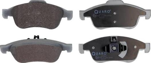 QUARO QP0827 - Тормозные колодки, дисковые, комплект autosila-amz.com