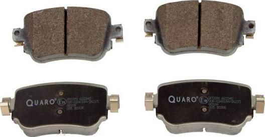 QUARO QP0399 - Тормозные колодки, дисковые, комплект autosila-amz.com