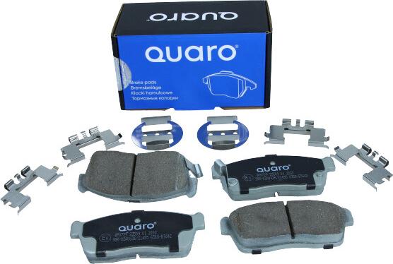 QUARO QP0729 - Тормозные колодки, дисковые, комплект autosila-amz.com