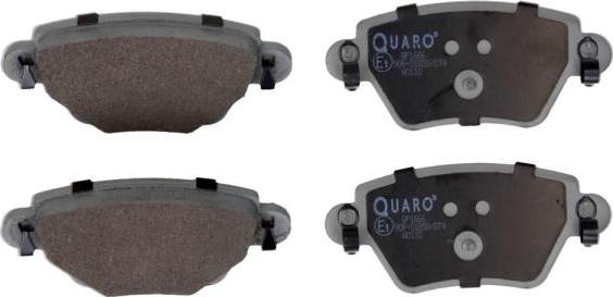 QUARO QP1666 - Тормозные колодки, дисковые, комплект autosila-amz.com