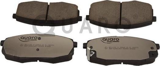 QUARO QP1119C - Тормозные колодки, дисковые, комплект autosila-amz.com