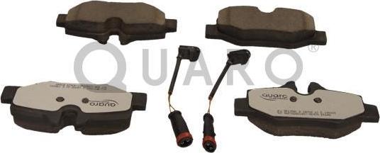 QUARO QP1258C - Тормозные колодки, дисковые, комплект autosila-amz.com