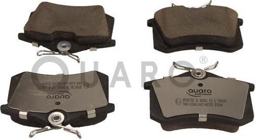 QUARO QP8078C - Комплект тормозных колодок, дисковый тормоз autosila-amz.com