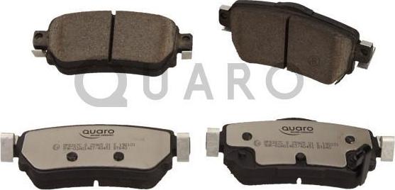 QUARO QP8267C - Тормозные колодки, дисковые, комплект autosila-amz.com