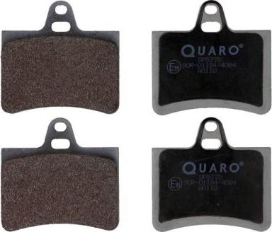 QUARO QP8778 - Тормозные колодки, дисковые, комплект autosila-amz.com