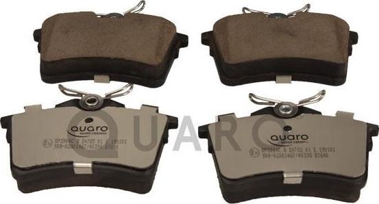 QUARO QP3964C - Тормозные колодки, дисковые, комплект autosila-amz.com