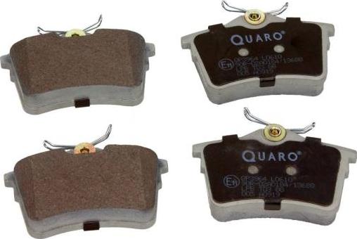 QUARO QP3964 - Тормозные колодки, дисковые, комплект autosila-amz.com
