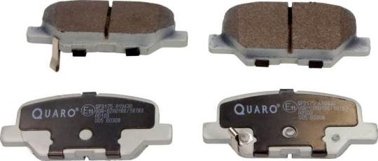 QUARO QP3175 - Колодки тормозные дисковые autosila-amz.com