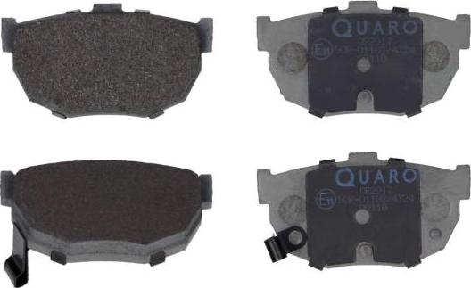 QUARO QP2917 - Колодки тормозные дисковые autosila-amz.com