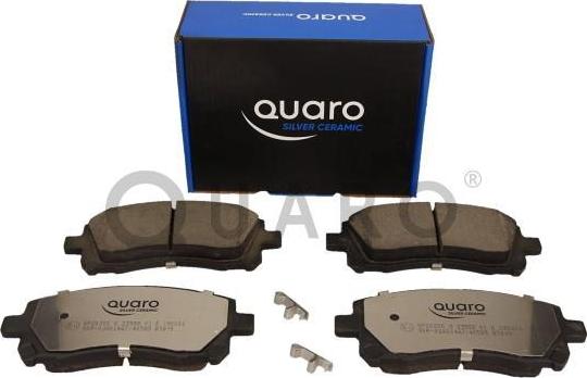QUARO QP2020C - Тормозные колодки, дисковые, комплект autosila-amz.com