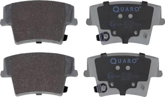 QUARO QP7302 - Тормозные колодки, дисковые, комплект autosila-amz.com