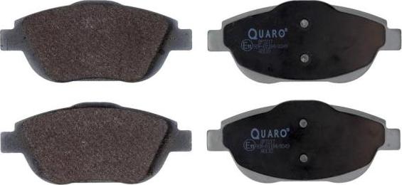QUARO QP7217 - Тормозные колодки, дисковые, комплект autosila-amz.com
