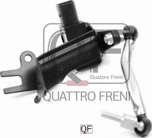 Quattro Freni QF43D00016 - Регулятор, регулировка дорожного просвета autosila-amz.com