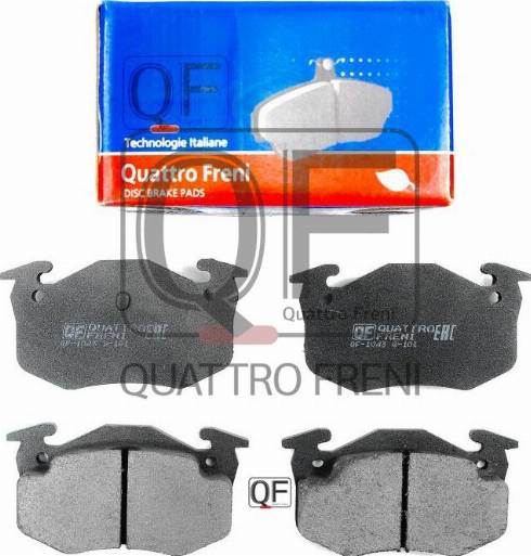 Quattro Freni QF54300170 - Тормозные колодки, дисковые, комплект autosila-amz.com