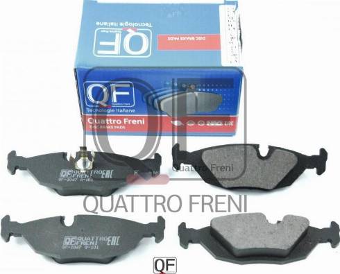 Quattro Freni QF54700 - Тормозные колодки, дисковые, комплект autosila-amz.com