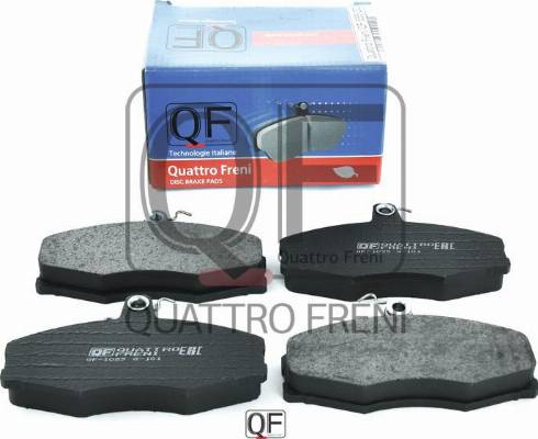 Quattro Freni QF55500 - Тормозные колодки, дисковые, комплект autosila-amz.com