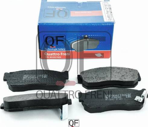 Quattro Freni QF55702 - Тормозные колодки, дисковые, комплект autosila-amz.com