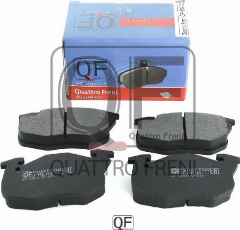 Quattro Freni QF56900 - Тормозные колодки, дисковые, комплект autosila-amz.com