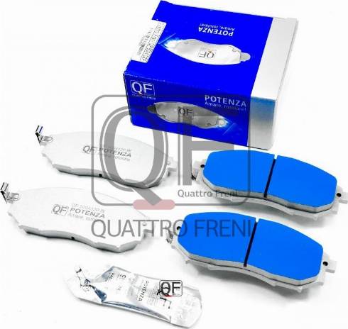 Quattro Freni QF500402P - Тормозные колодки, дисковые, комплект autosila-amz.com