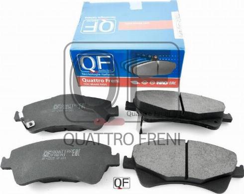 Quattro Freni QF500302 - Тормозные колодки, дисковые, комплект autosila-amz.com