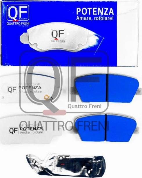 Quattro Freni QF500202P - КОЛОДКИ ТОРМОЗНЫЕ RR autosila-amz.com