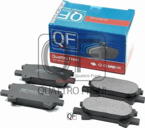 Quattro Freni QF501500 - Тормозные колодки, дисковые, комплект autosila-amz.com