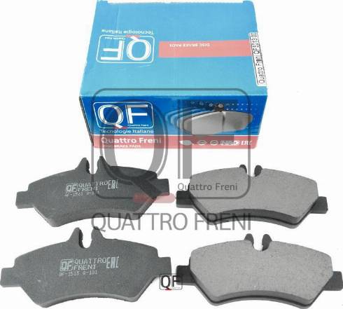Quattro Freni QF501300 - Тормозные колодки, дисковые, комплект autosila-amz.com