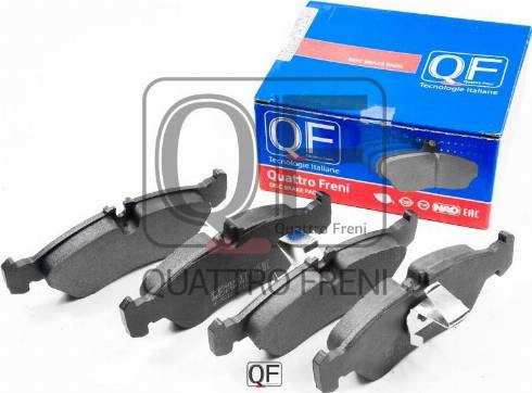 Quattro Freni QF501200 - Тормозные колодки, дисковые, комплект autosila-amz.com