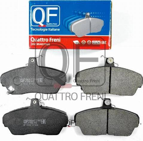 Quattro Freni QF502102 - Тормозные колодки, дисковые, комплект autosila-amz.com