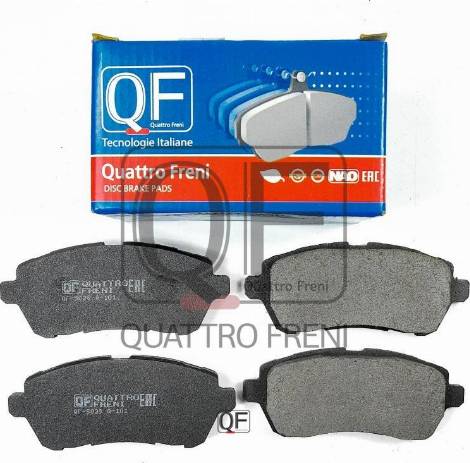 Quattro Freni QF502800 - Тормозные колодки, дисковые, комплект autosila-amz.com